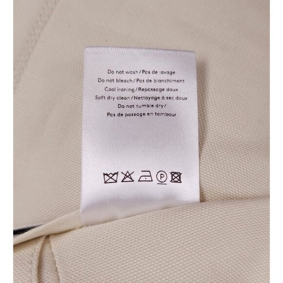 Lemaire Linen Pleated Shorts Size 34 2 XS Womens Off-White Culotte $640 - Picture 12 of 16